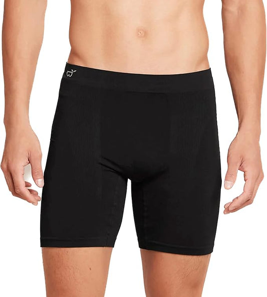 Boody Body EcoWear Men’s Long Boxer Brief, Seamless, Soft Breathable Underwear